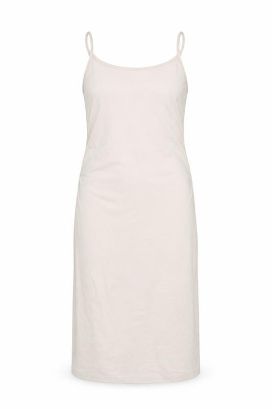 Bershka Women Beige Slip Dress Size 12 Stretch Modal Blend