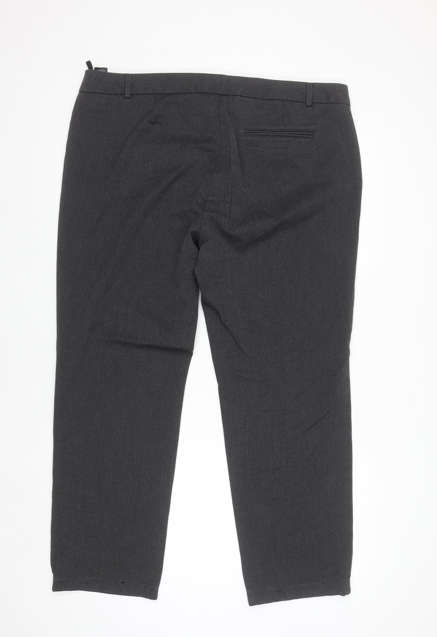 Marks and Spencer Women's Charcoal Slim Trousers Size 18
