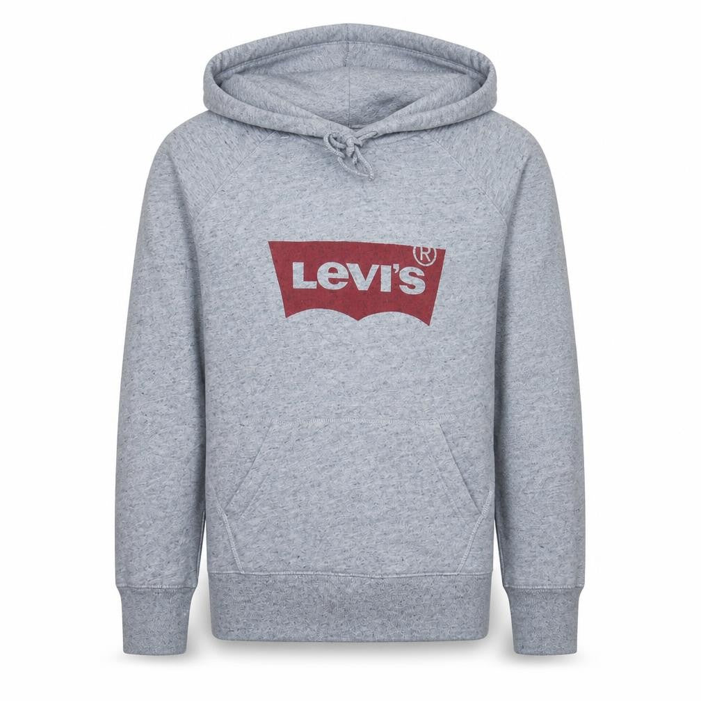 Levi's Mens Grey Pullover Hoodie XS Classic Logo Sweatshirt