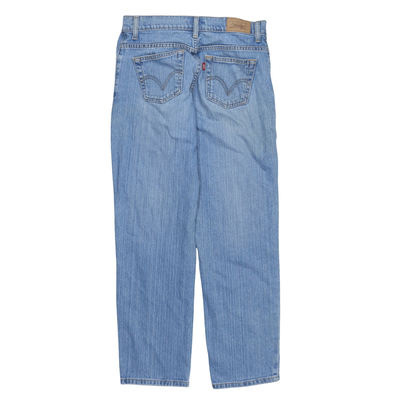 Levi's Womens Blue 550 Relaxed Fit Straight Jeans Size 4 Short
