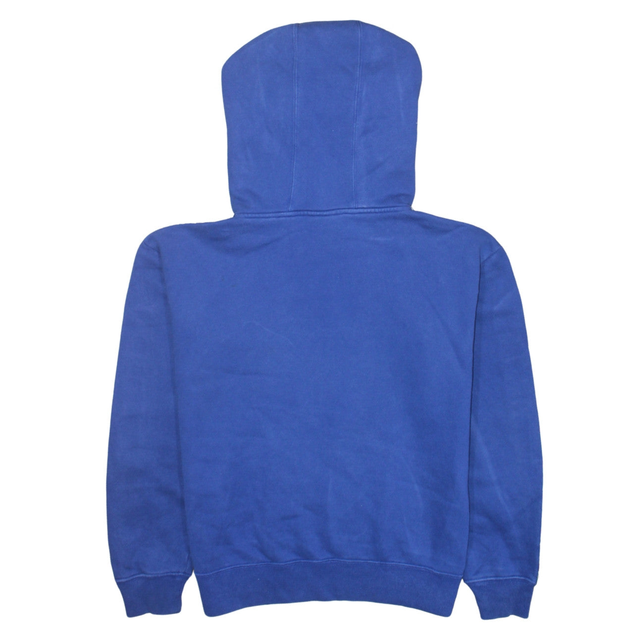 Champion Womens Blue XS Pullover Hoodie Logo Taped Sleeves