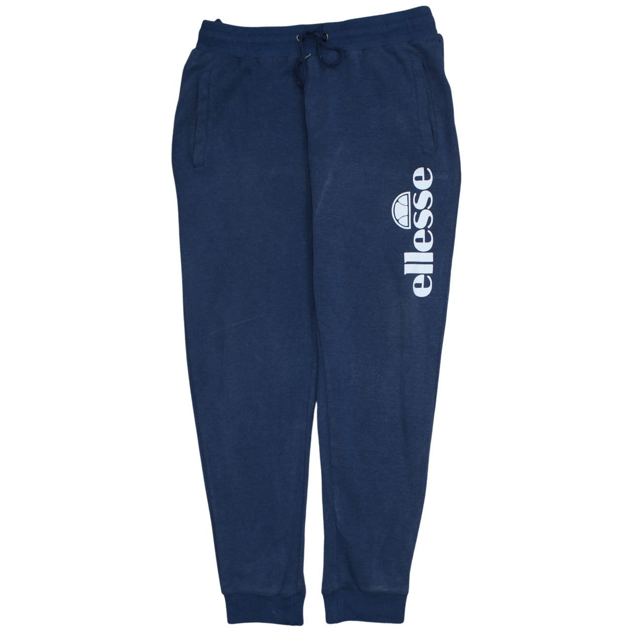 Ellesse Mens Blue Sweatpants Joggers L Cotton Blend Casual