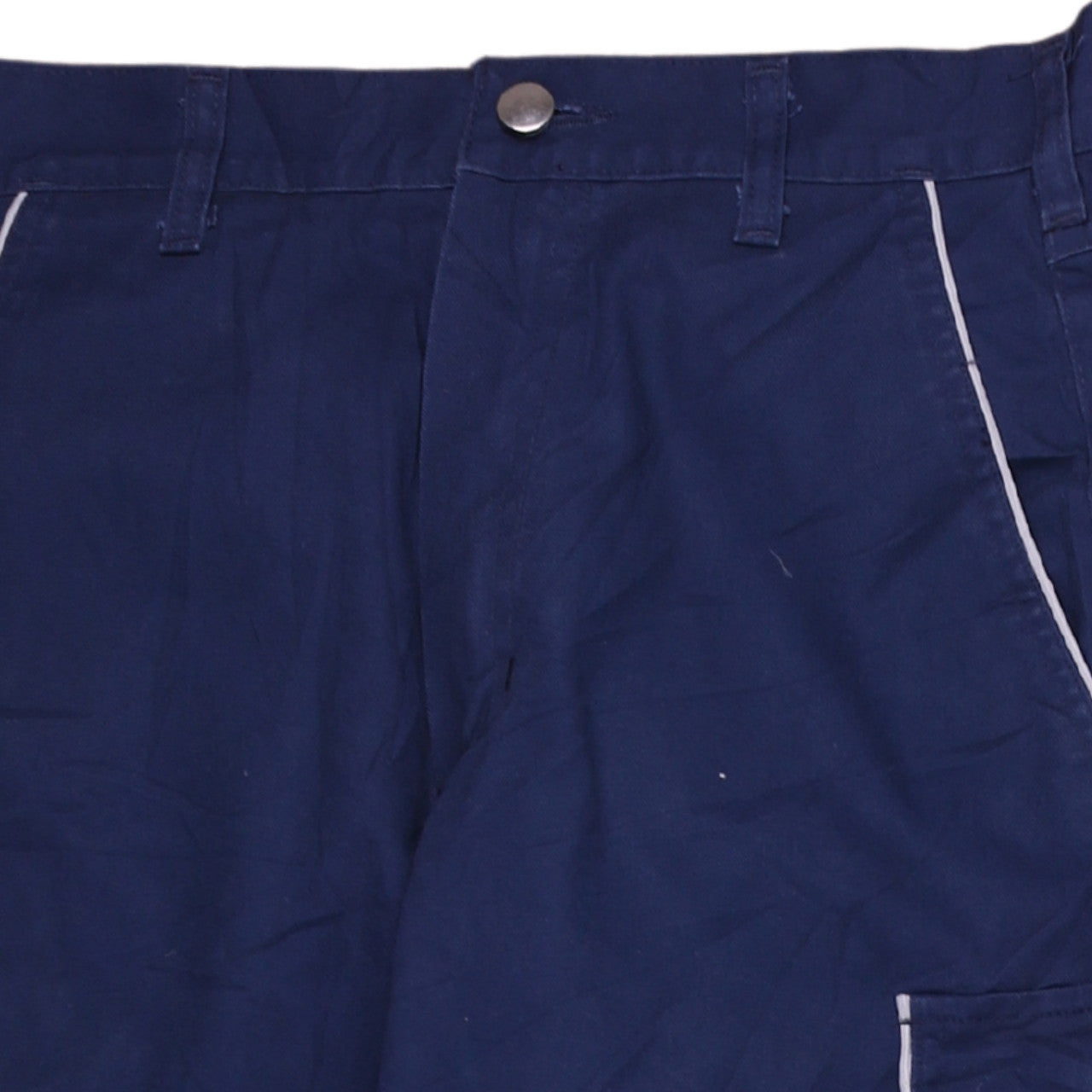 Kübler Men's Blue Cargo Workwear Trousers 32R Cotton Blend