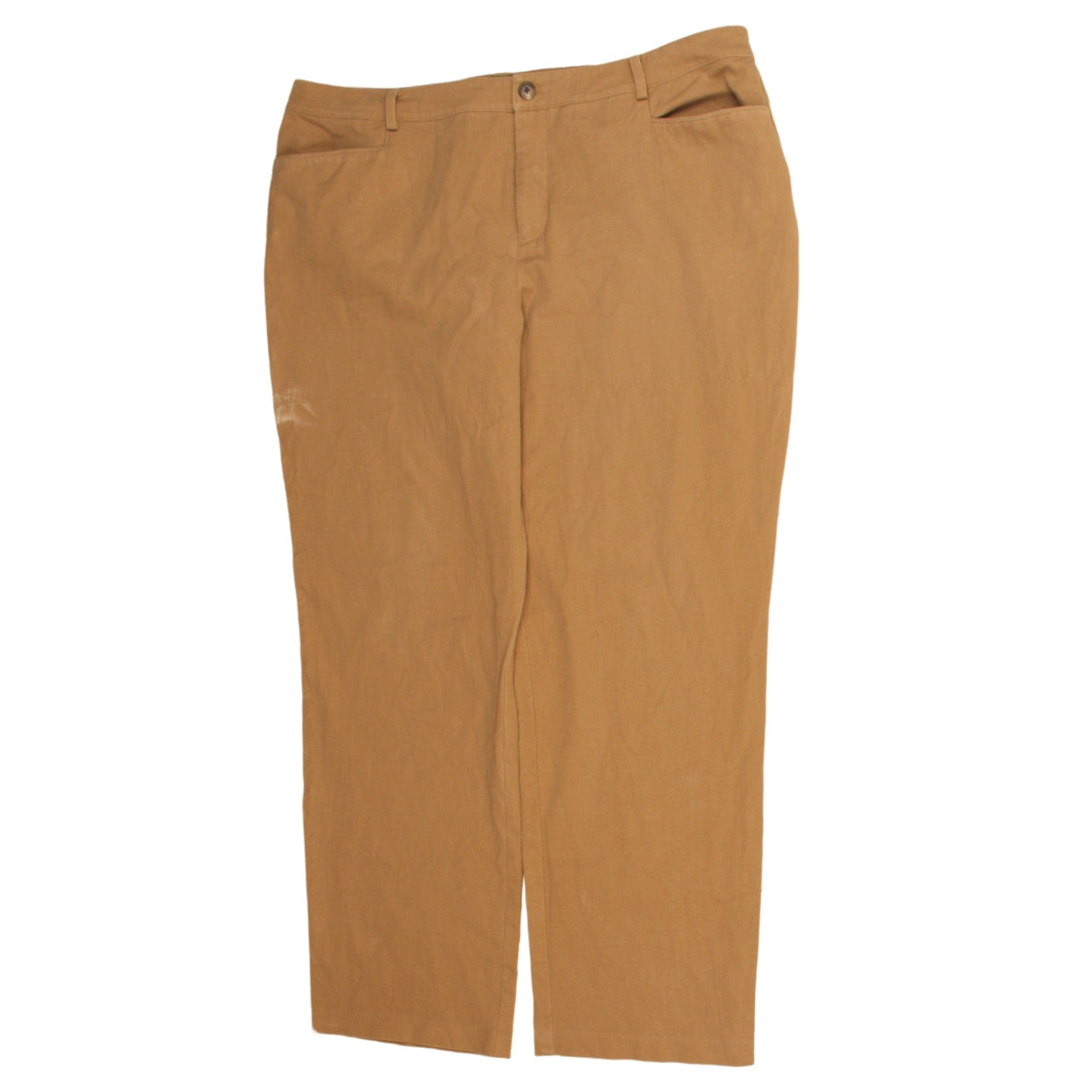 Ralph Lauren Women Beige Chino Straight Leg Plus Size 18W Trousers