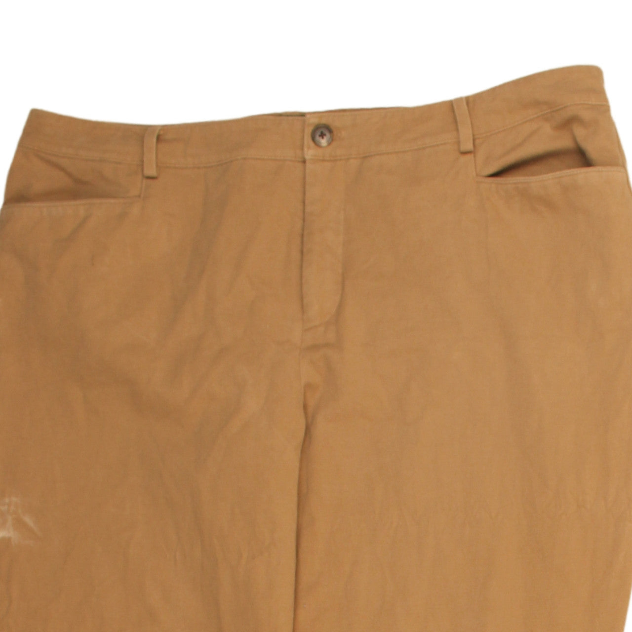 Ralph Lauren Women Beige Chino Straight Leg Plus Size 18W Trousers