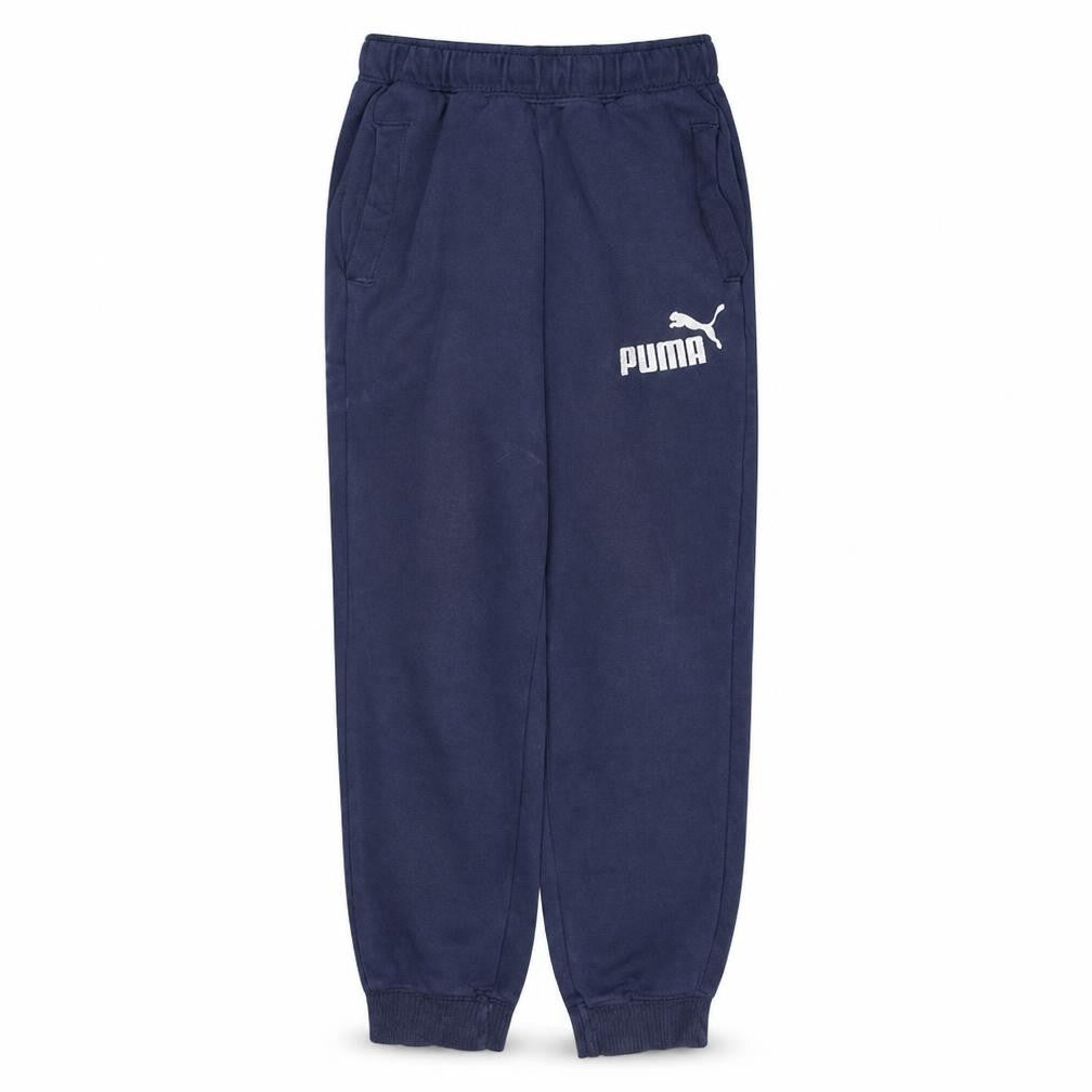 Puma Men's Blue Sweatpants Size S Regular Fit Tapered Joggers