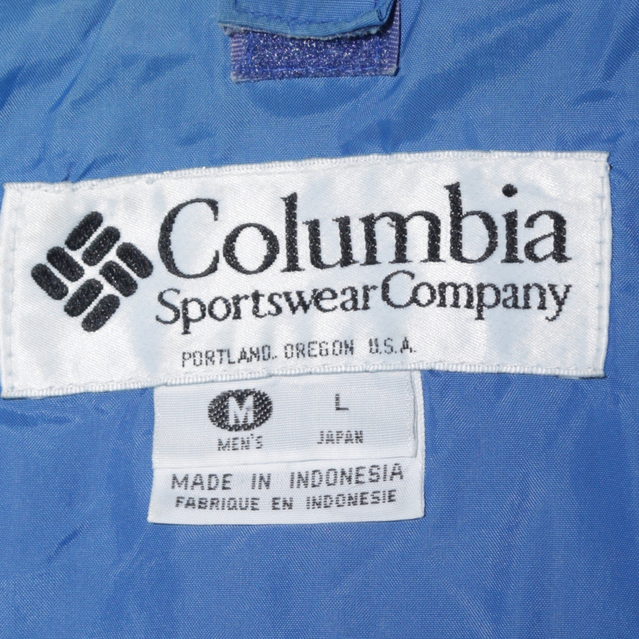 Columbia Men's Blue Waterproof Parka Jacket M Outdoor Hiking