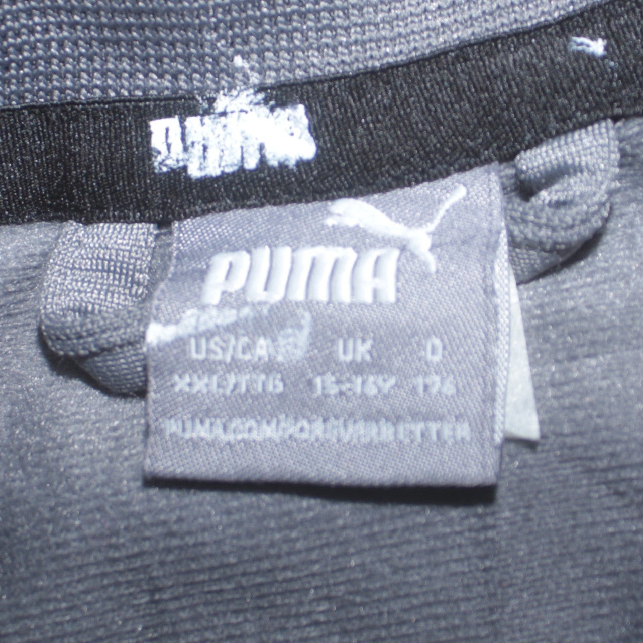 Puma Boys Grey Full Zip Sweatshirt 15-16 Years Regular Fit Sports Jacket