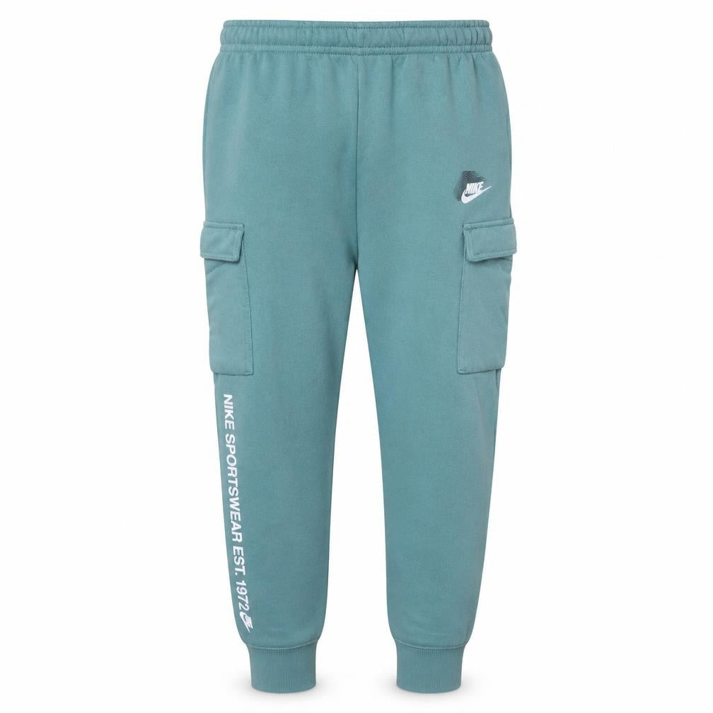 Nike Men's Green Cargo Jogger Trousers Size M Fleece Sportswear