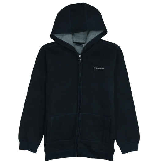 Champion Boys Navy Blue Full Zip Fleece Hoodie XL 13-14 Years