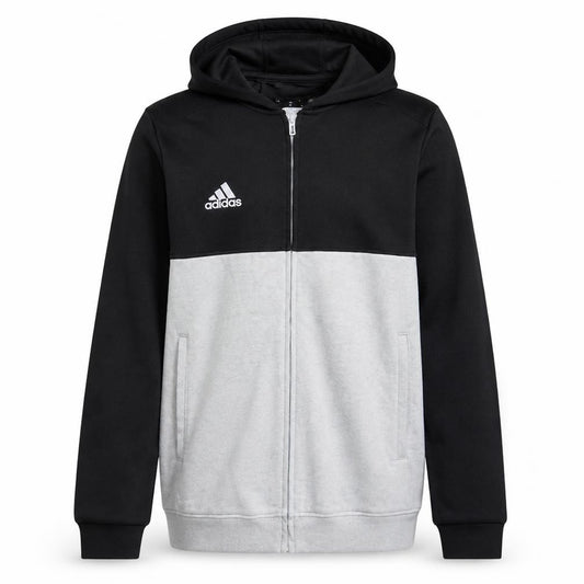 Adidas Men's Black Full Zip Hoodie M Climalite Sportswear