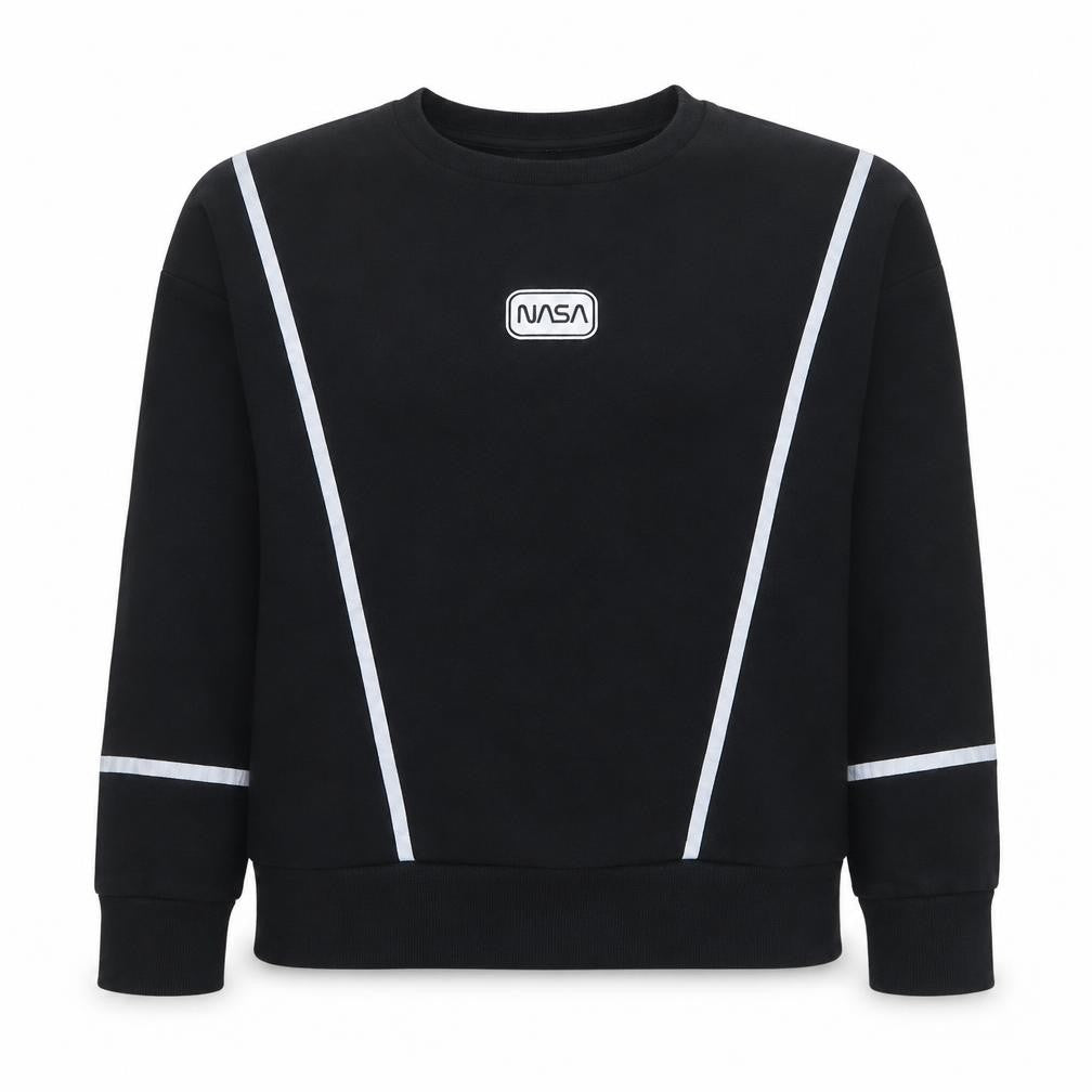 Primark NASA Black Sweatshirt Women's Size S Crew Neck Pullover
