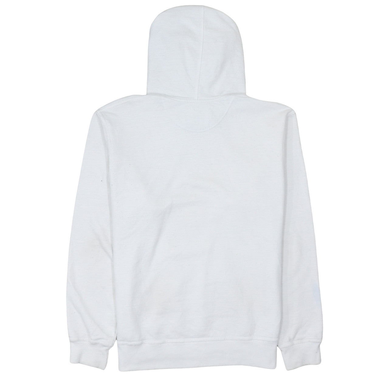 Champion Men's White Pullover Hoodie Logo Print Size M