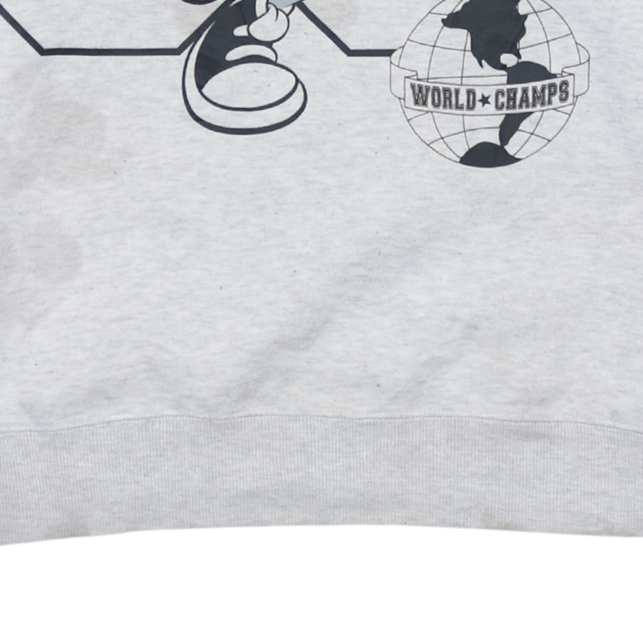 Looney Tunes Womens Grey XL Pullover Sweatshirt Bugs Bunny Graphic