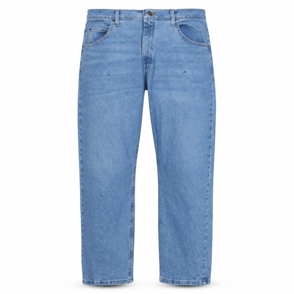 Wrangler Men's Blue 36x29 Straight Fit Denim Jeans