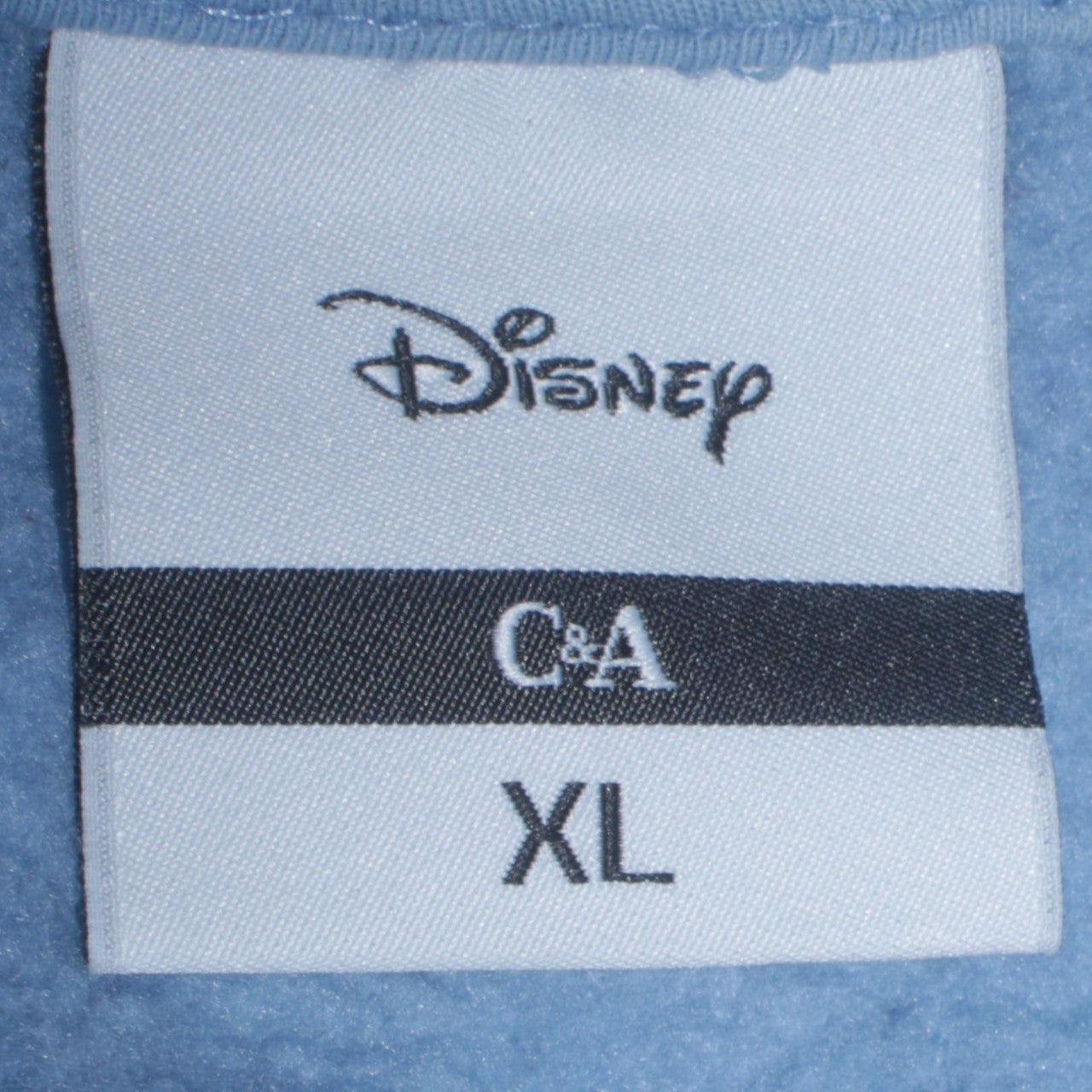 Disney C&A Women Blue XL Mickey Mouse Crew Neck Sweatshirt