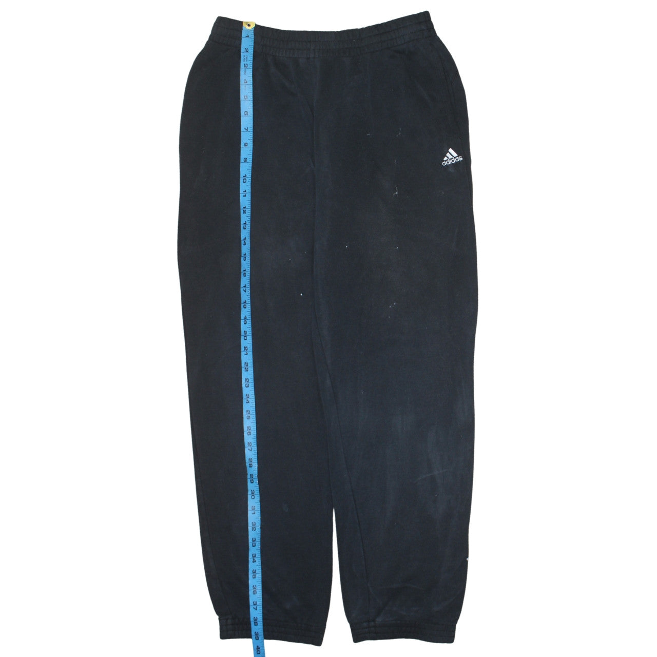Adidas Men Black Regular Fit Sweatpants Size M Performance Essentials