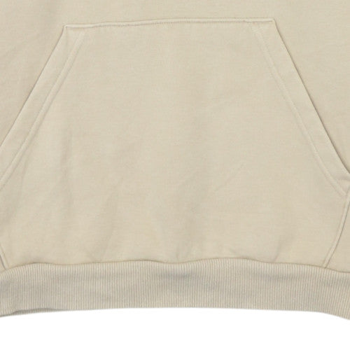 Puma Boys Beige Pullover Hoodie 15-16 Years Graphic Logo Cotton Blend