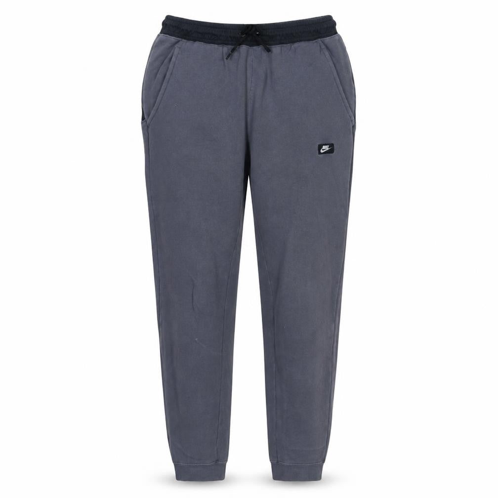 Nike Men's Grey Jogger Sweatpants M Regular Fit Cuffed Fleece