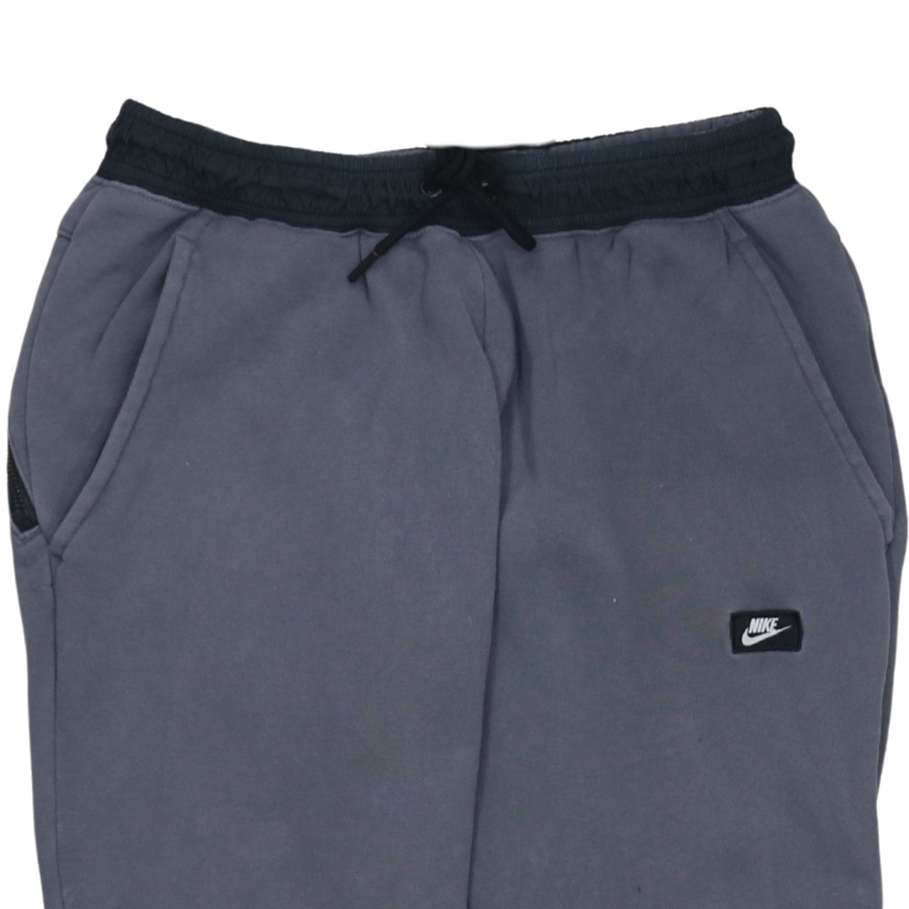 Nike Men's Grey Jogger Sweatpants M Regular Fit Cuffed Fleece