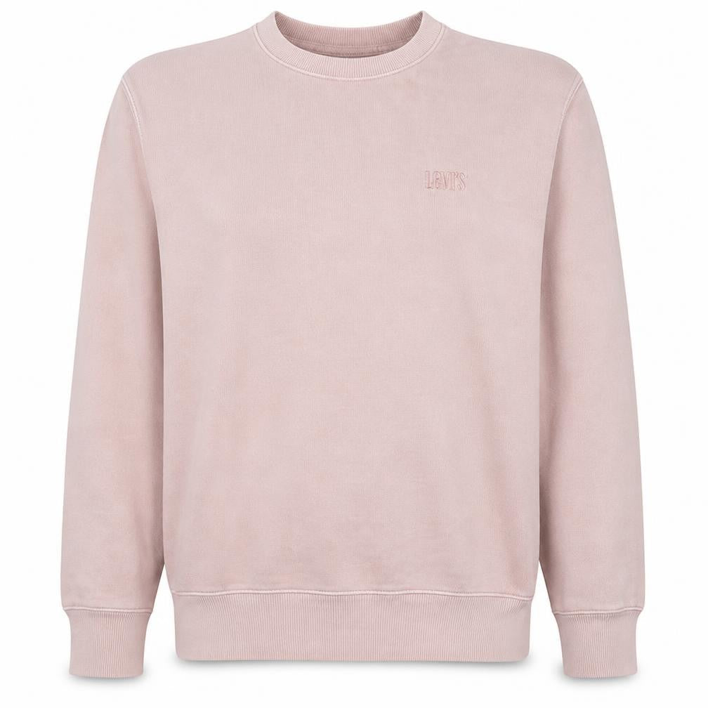 Levi's Men's Pink Relaxed Fit Crew Neck Sweatshirt Size S