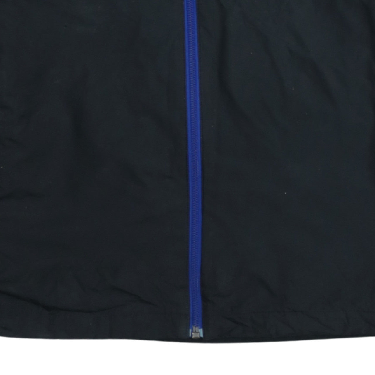 Adidas Boys Black Blue 13-14 Years Track Jacket Full Zip Logo Lined