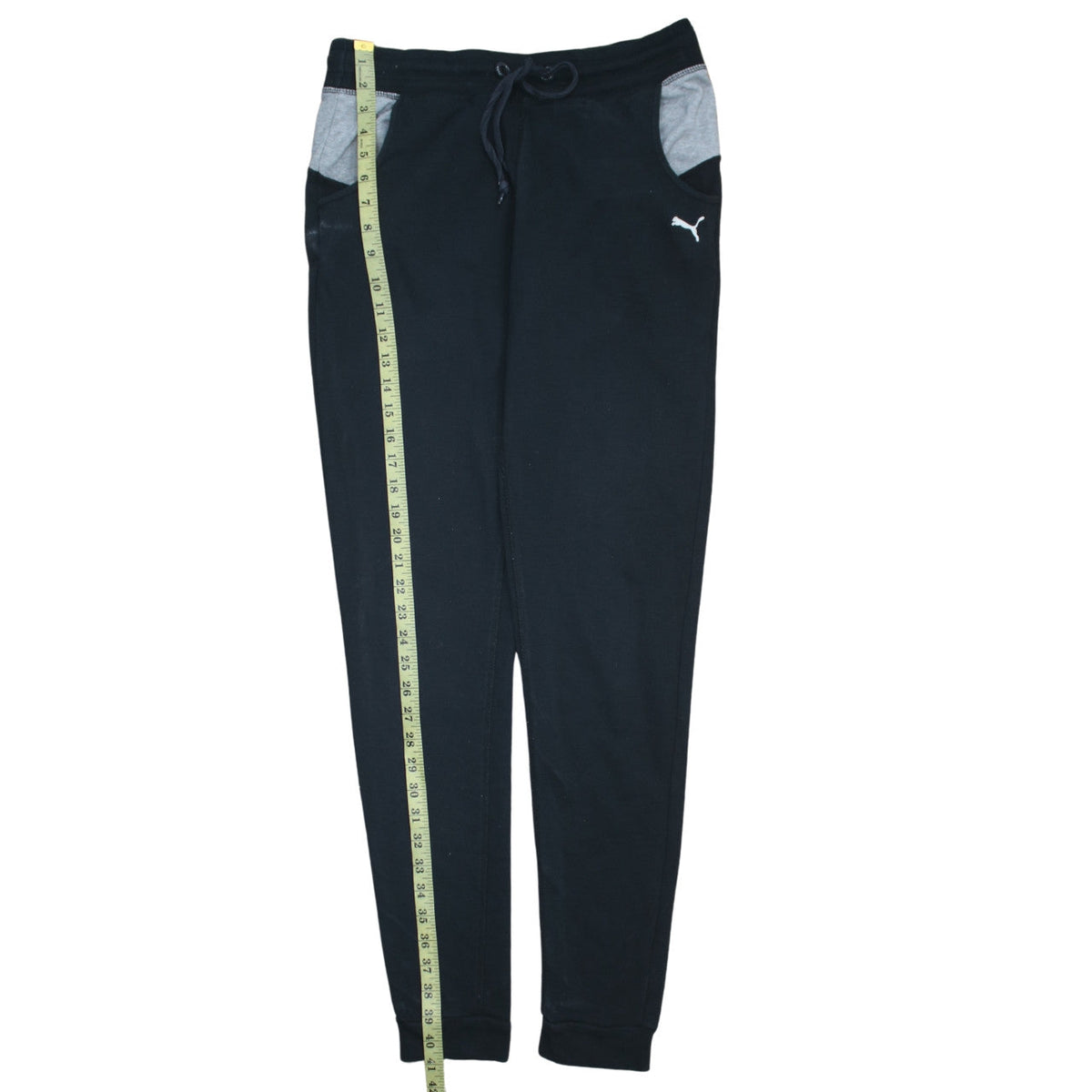 Puma Women Black Jogger Sweatpants Size 10 Cotton Blend