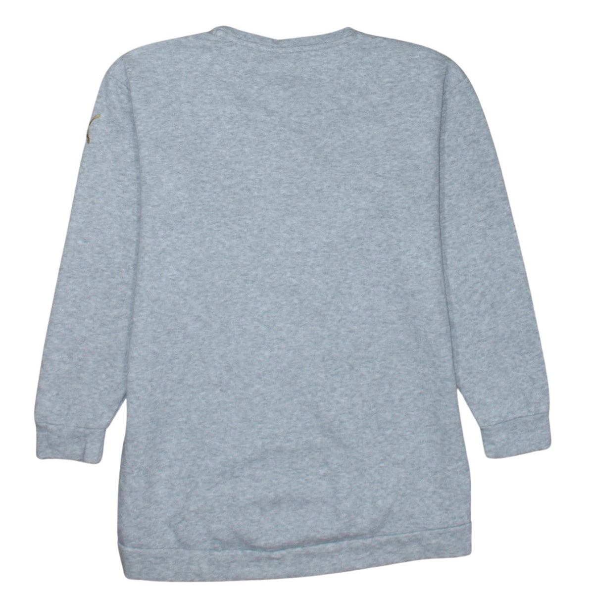 Puma Boys Grey Gold Logo Crew Neck Sweatshirt Size 158