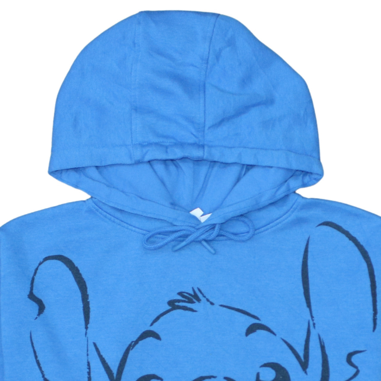 Disney Womens Blue Stitch Hoodie Size L 14/16 Pullover Primark Cares