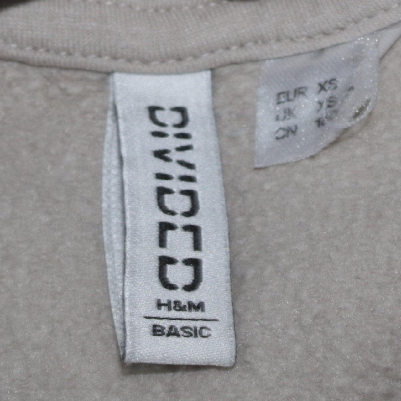 H&M Divided Women’s Grey NASA Pullover Hoodie XS Cotton Blend