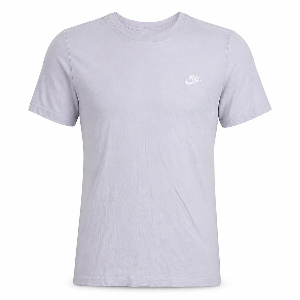 Nike Men's White Small Crew Neck Cotton Sports T-Shirt