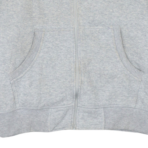 Umbro Men’s Grey XL Full Zip Hoodie with Logo and Pockets