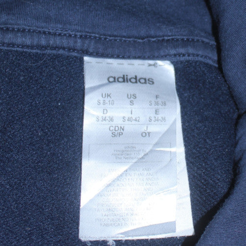 Adidas Women's Navy Hoodie Size Small Pullover Hooded Sweatshirt
