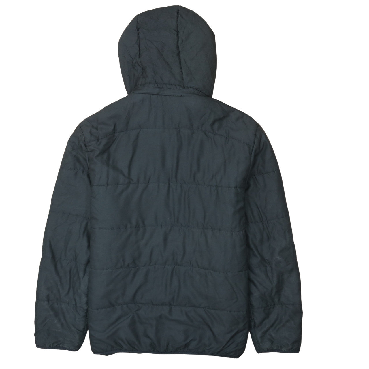 Adidas Men’s Black Hooded Puffer Jacket M Sports Winter Zip Up