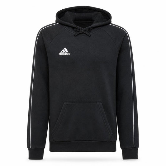 Adidas Men's Black XS Pullover Hoodie Embroidered Logo Sportswear