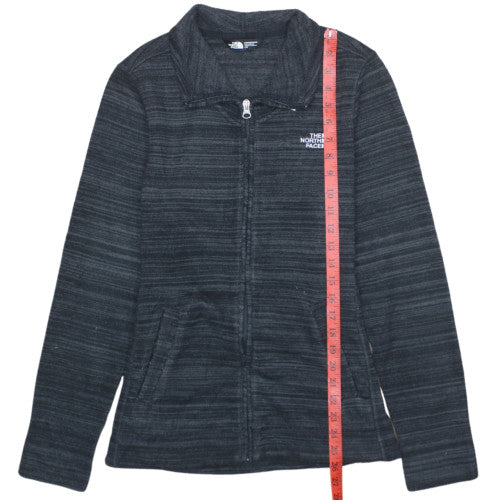 The North Face Women Black Fleece Full Zip Jacket L Outdoor