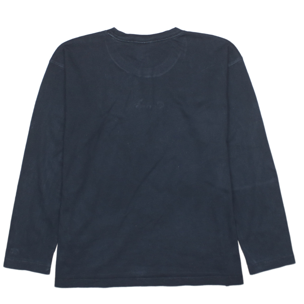 Champion Womens Black Long Sleeve Crew Neck Cotton T-Shirt Large