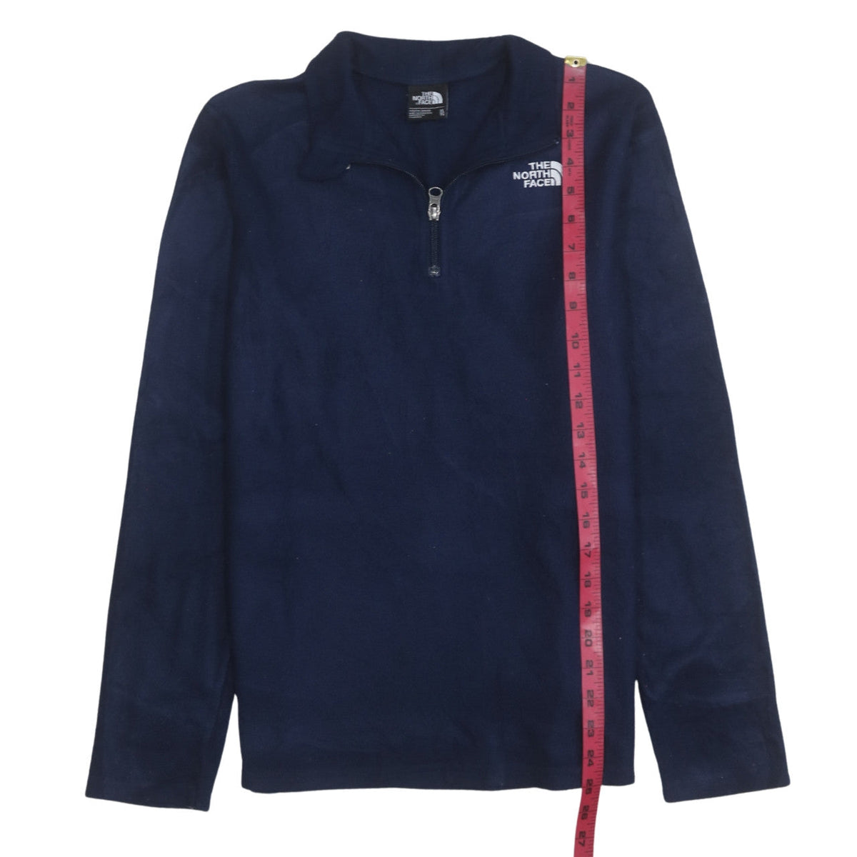 The North Face Boys Blue Fleece Sweatshirt XL 1/4 Zip Pullover Outdoor Warm