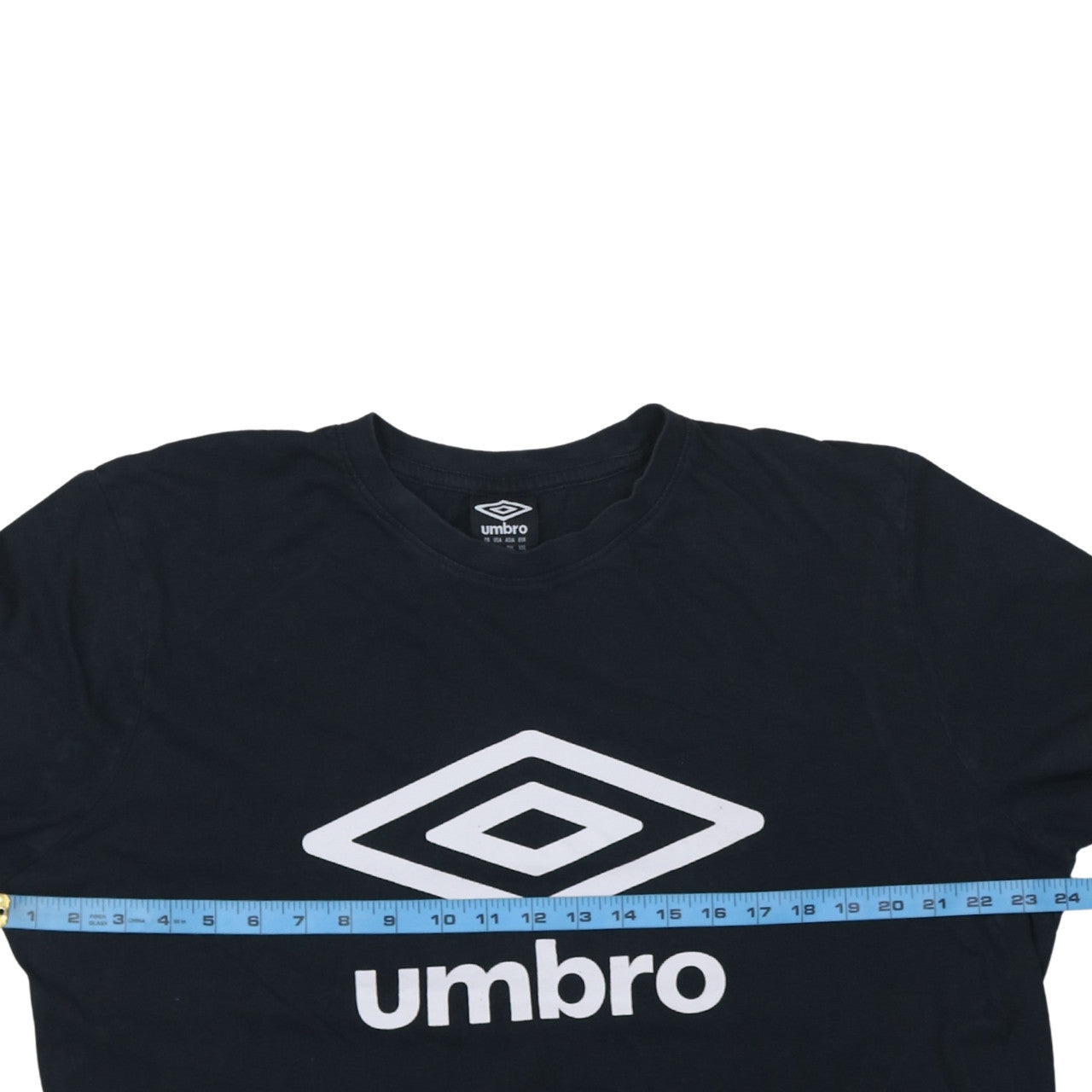 Umbro Men's Black 2XL Logo Sports Cotton T-Shirt