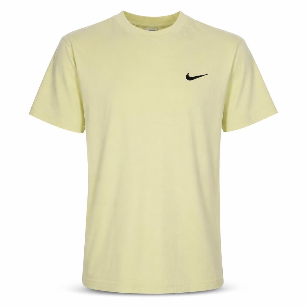 Nike Men's Beige Cotton Short Sleeve Crew Neck T-Shirt Small