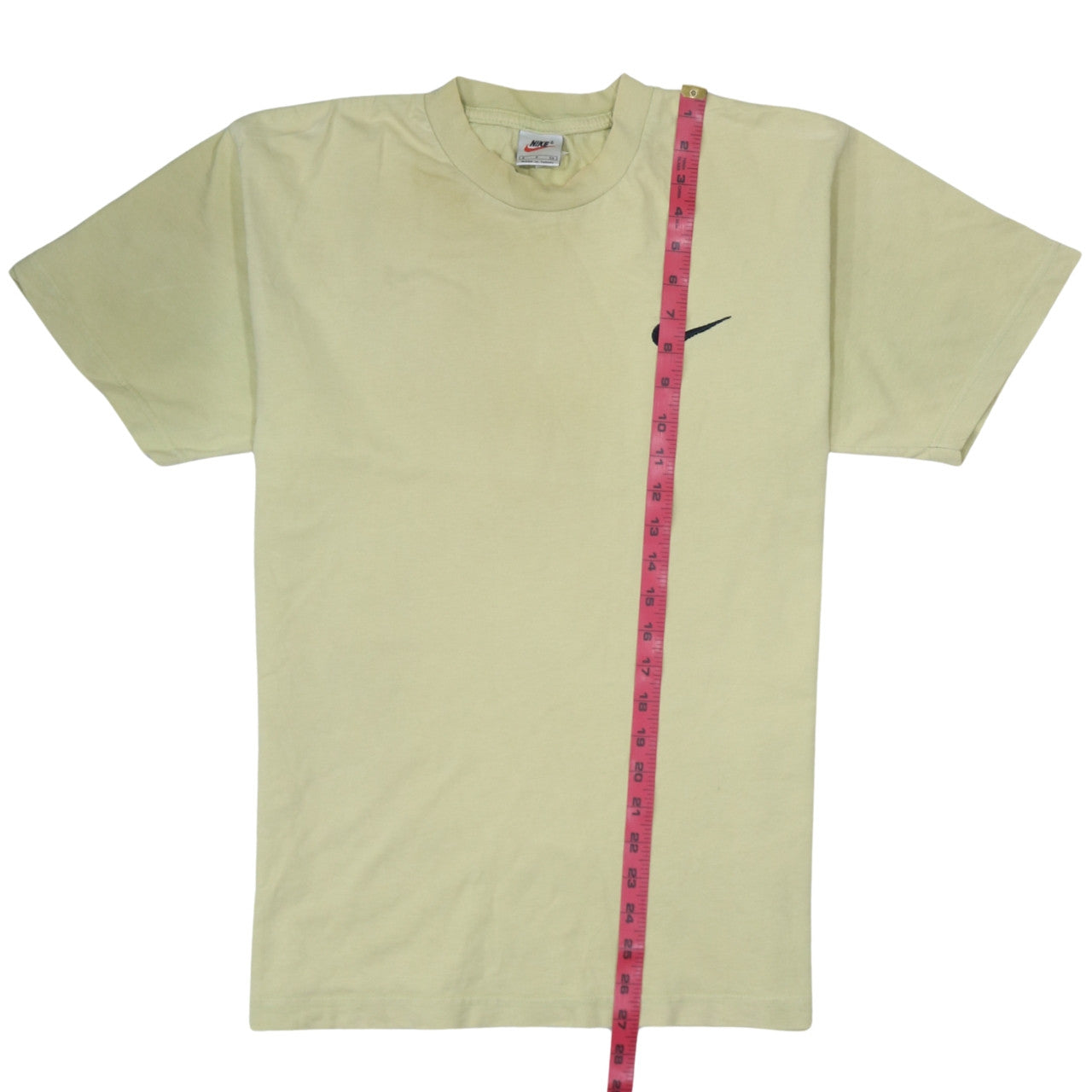 Nike Men's Beige Cotton Short Sleeve Crew Neck T-Shirt Small