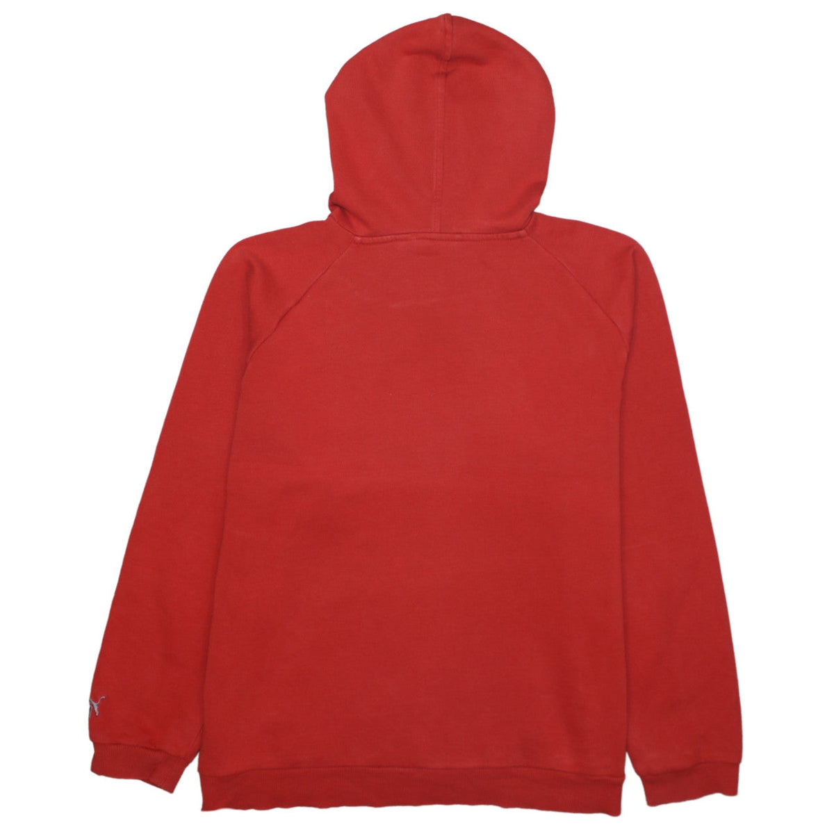 Puma Boys Red Pullover Hoodie XL (Age 14) Graphic Print Cotton Blend