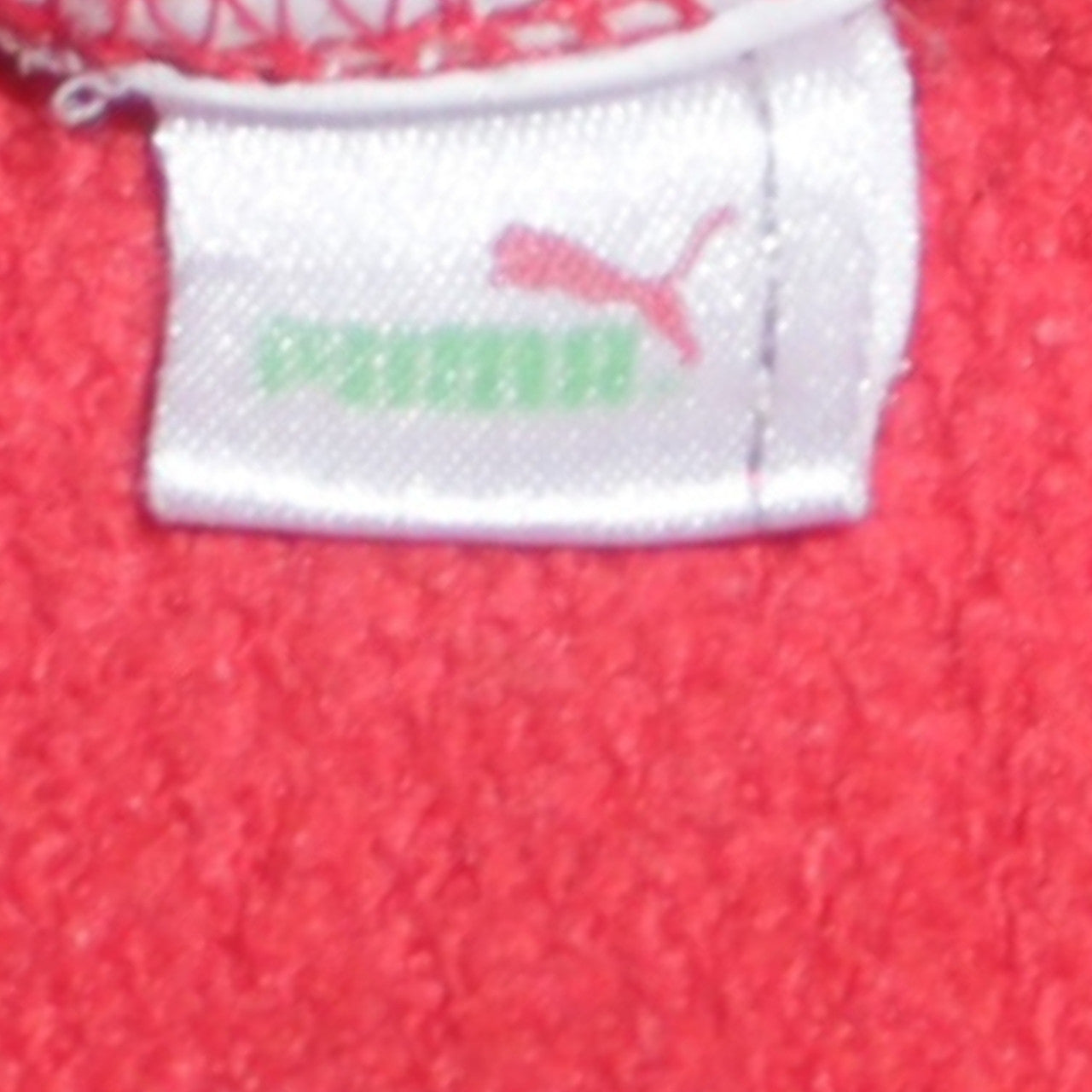 Puma Boys Red Pullover Hoodie XL (Age 14) Graphic Print Cotton Blend