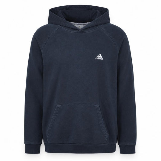 adidas Men's Blue Pullover Hoodie Fleece Small