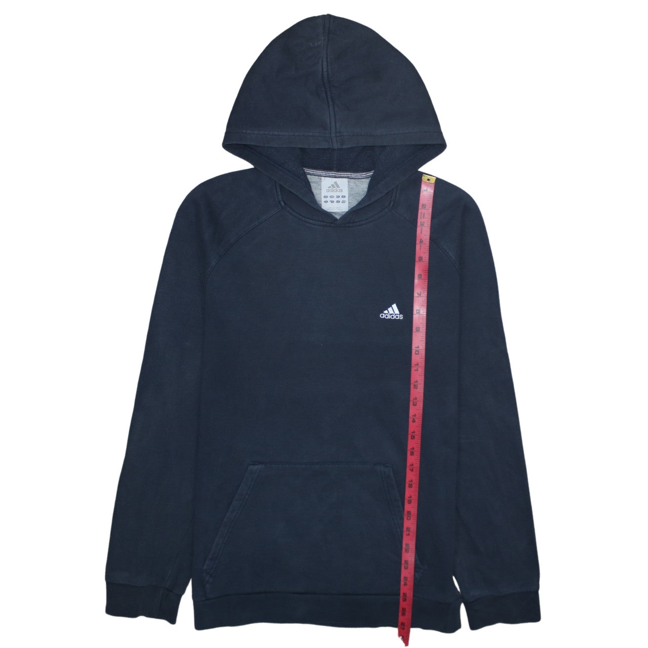 adidas Men's Blue Pullover Hoodie Fleece Small