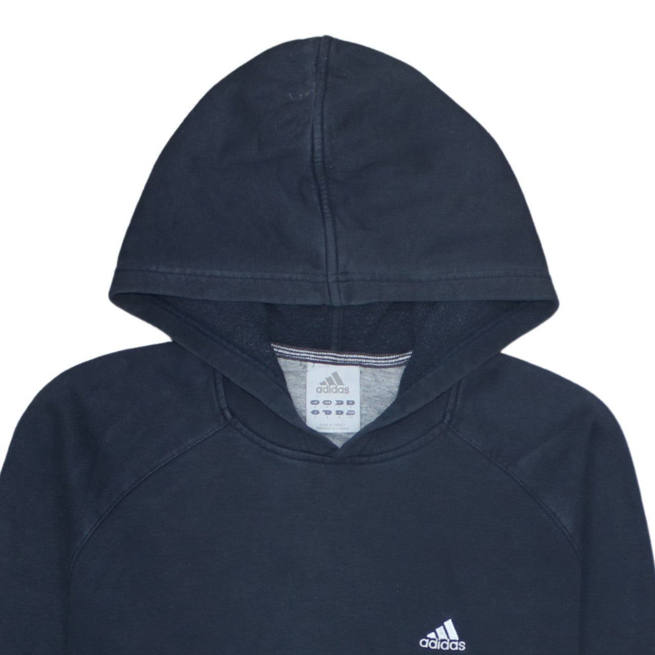 adidas Men's Blue Pullover Hoodie Fleece Small