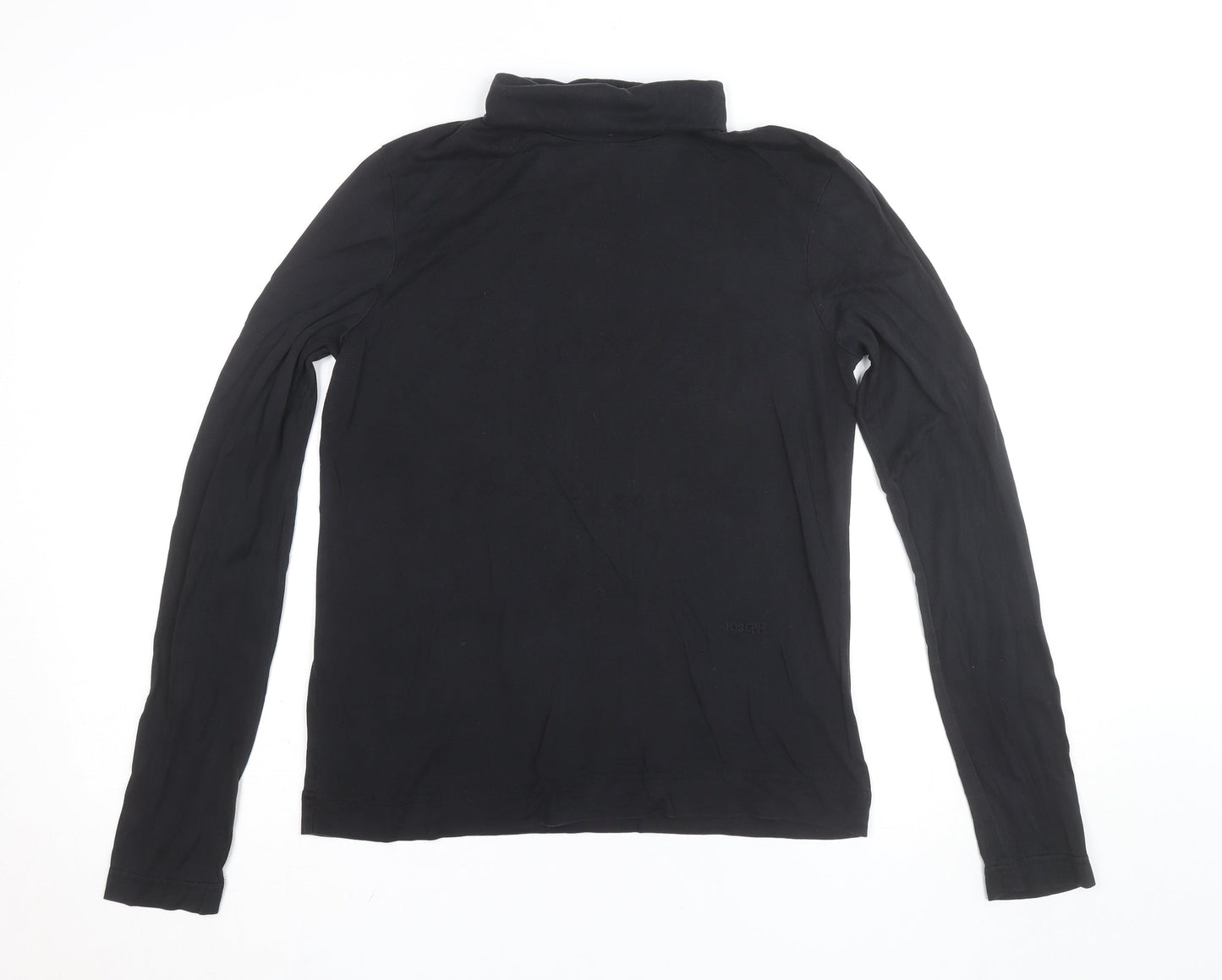 Joseph Women’s Black Roll Neck Long Sleeve Jersey Top Size M