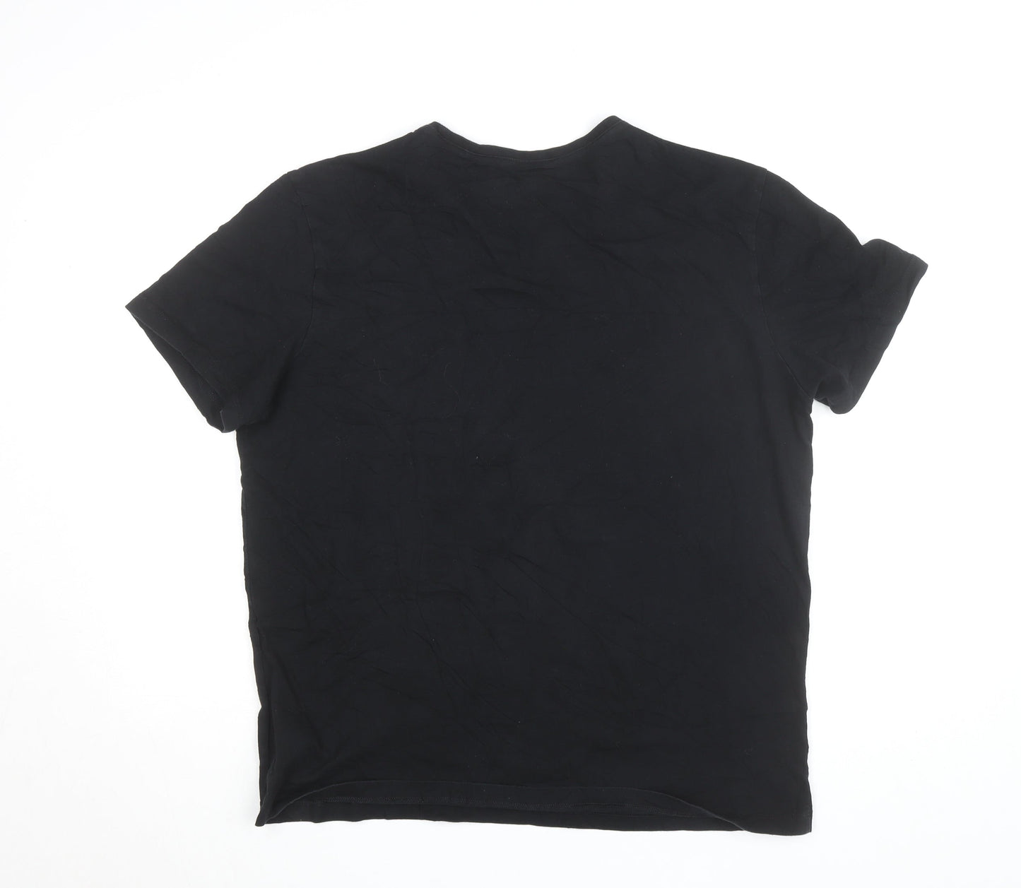 Hugo Boss Men's Black XL Cotton Crew Neck T-Shirt