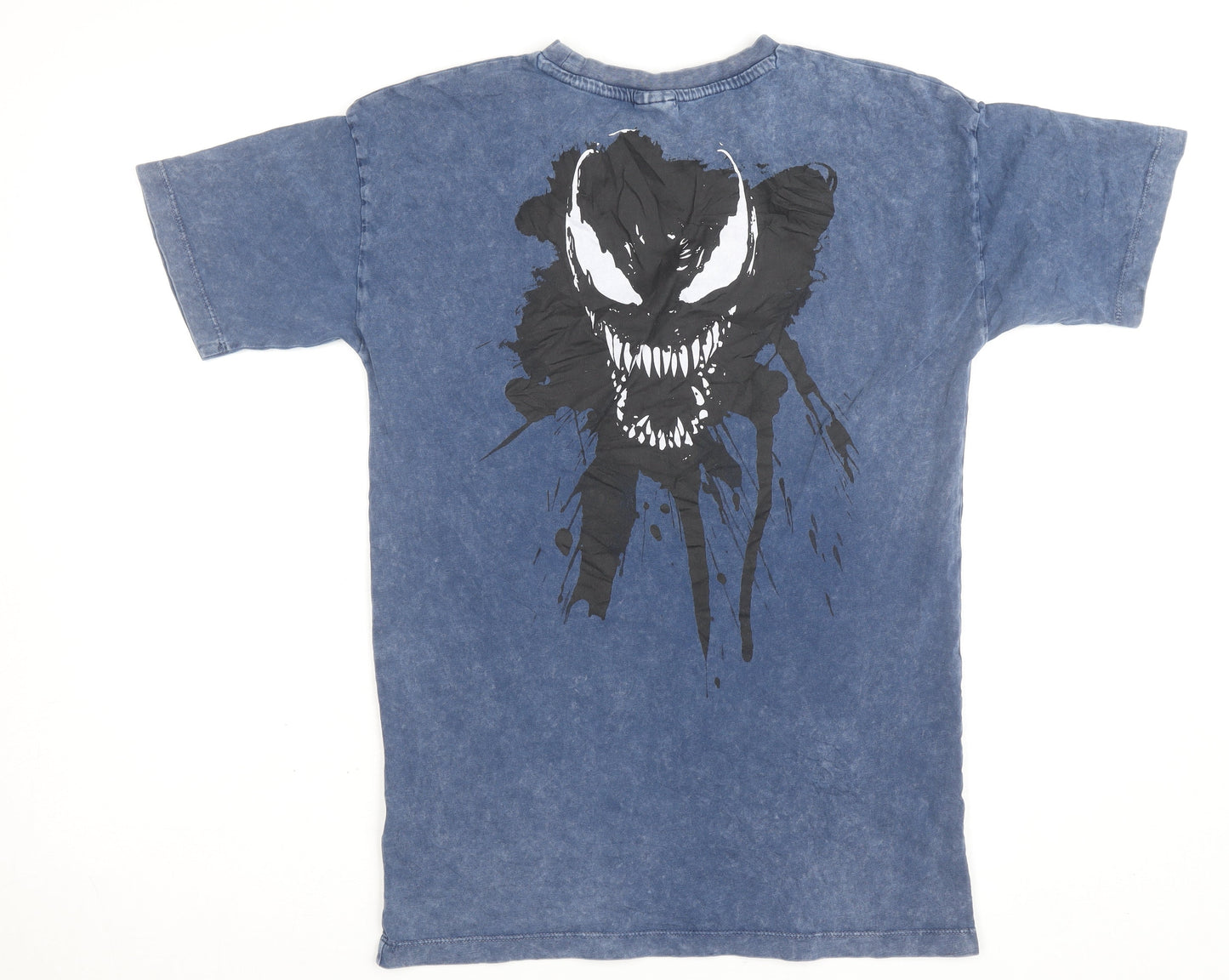Marvel Boys Blue Venom Superhero Graphic Crew Neck Cotton T-Shirt 10 Years