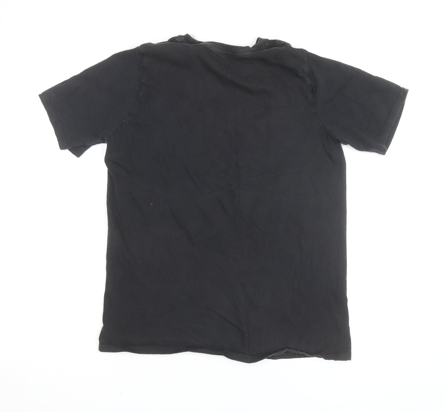 Nike Teens Black XL Athletic Fit Graphic Logo T-Shirt